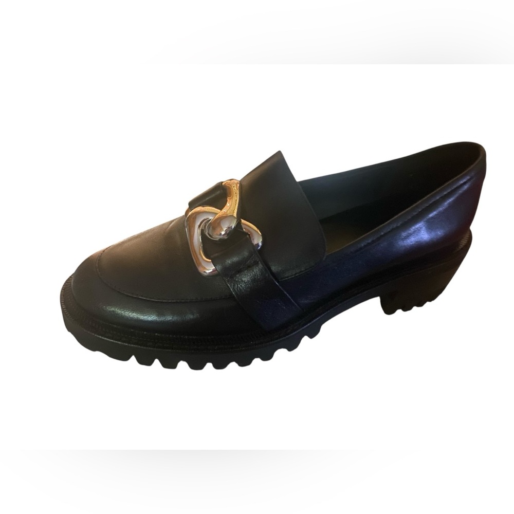 Aerosoles‎ Women's Black /Silver Lilia Loafer-Size 10M (NWT)